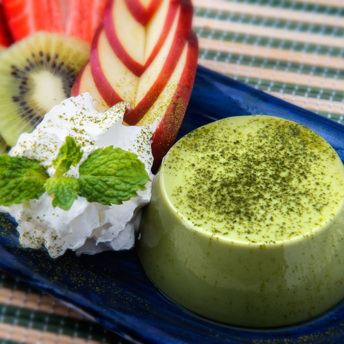 Pouding au Matcha